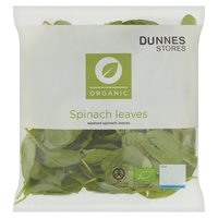 Dunnes Stores Organic Spinach Leaves 125g