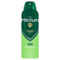 Mitchum Men Triple Odor Defense 48HR Protection Supreme Fresh Antiperspirant & Deodorant 200ml