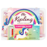 Mr Kipling Unicorn Cake Slices 6 Pack