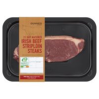 Dunnes Stores Irish Beef Striploin Steaks 220g