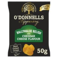 O'Donnells Ballymaloe Relish and Cheddar Cheese Flavour Crisps 50g