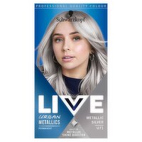 Schwarzkopf Live Urban Metallics Silver Hair Dye Metallic Silver U71 Permanent