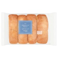 Dunnes Stores 4 White Sub Rolls 290g