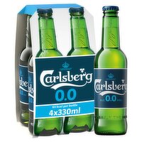 Carlsberg Pilsner Alcohol Free 4 x 330ml Bottle