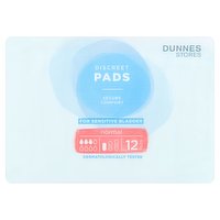 Dunnes Stores Discreet Pads Normal 12 Pads