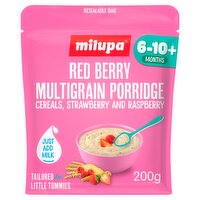 Milupa Red Berry Multigrain Porridge 6-10+ Months 200g