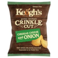 Keogh's Crinkle Cut Cheddar Cheese and Onion 50g