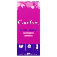 Carefree® Plus Large Light Scent Pantyliners 20ct