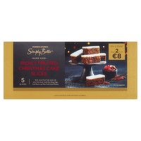Dunnes Stores Simply Better 5 Hand Iced Richly Fruited Christmas Cake Slices 350g