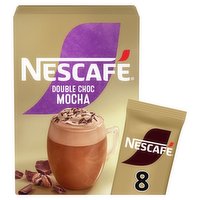 Nescafe Gold Double Choc Mocha Instant Coffee 8 x 23g Sachets
