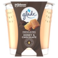 Glade Scented Candle Air Freshener Honey & Chocolate 129g