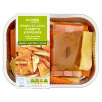 Dunnes Stores Honey Glazed Carrots & Parsnips 375g