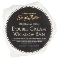 Dunnes Stores Simply Better Irish Farmhouse Double Cream Wicklow Bán 150g