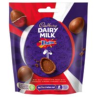 Cadbury Dairy Milk Miniature Daim Chocolate Easter Egg Bag 77g