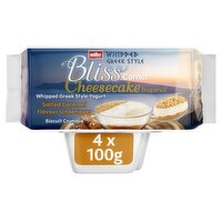 Müller Corner Bliss Whipped Greek Style Cheesecake Inspired Yogurt 4 x 100g (400g)