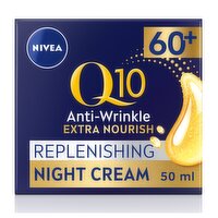 NIVEA Q10 Anti-Wrinkle 60+ Replenishing Night Cream 50ml 