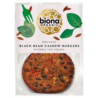 Biona Organic Black Bean Cashew Burgers 160g