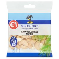 Sun Exotics Raw Cashew Nuts 40g €1