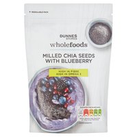 Dunnes Stores Wholefoods Milled Chia Seeds with Blueberry 200g