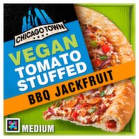 Chicago Town Takeaway Vegan Stuffed Crust Sticky BBQ Jackfruit Medium Pizza 490g