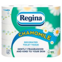 Regina Chamomile Decorated Toilet Tissue 9 Rolls