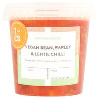 Baxter & Greene Vegan Bean, Barley & Lentil Chilli 630g