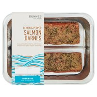 Dunnes Stores Lemon & Pepper Salmon Darnes 255g