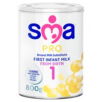 SMA® PRO First Infant Baby Milk Powder Formula from birth 800g 