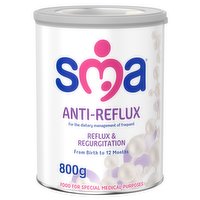 SMA® Anti Reflux Baby Milk Powder Formula, From Birth 800g 