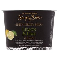 Dunnes Stores Simply Better Irish Jersey Milk Lemon & Lime Yogurt 150g