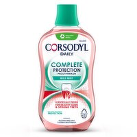 Corsodyl Complete Protection Daily Gum Care Mouthwash Mild Mint 500 ml