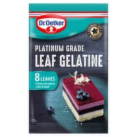 Dr. Oetker Platinum Grade Leaf Gelatine 13g (8 Leaves)