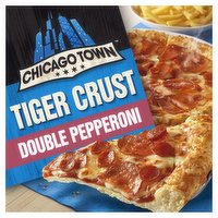 Chicago Town Tiger Crust Double Pepperoni Pizza 320g