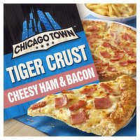 Chicago Town Tiger Crust Cheesy Ham & Bacon Pizza 315g