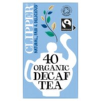 Clipper Fairtrade Organic Decaf 40 Teabags 116g