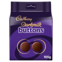 Cadbury Darkmilk Buttons Chocolate Bag 105g