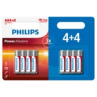 Philips Power Alkaline LR03 Micro AAA x 8