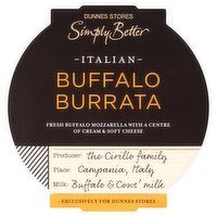 Dunnes Stores Simply Better Italian Buffalo Burrata 250g