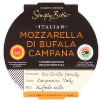 Dunnes Stores Simply Better Italian Mozzarella Di Bufala Campana 250g