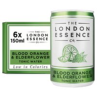 The London Essence Co. Blood Orange & Elderflower Tonic Water 6 x 150ml