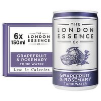 London Essence Grapefruit & Rosemary Tonic Water Cans 6 x 150ml