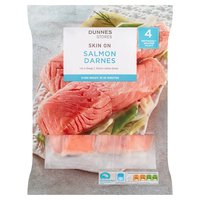 Dunnes Stores Skin On Salmon Darnes 400g