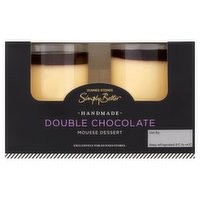 Dunnes Stores Simply Better Handmade Double Chocolate Mousse Dessert 2 x 110g (220g)