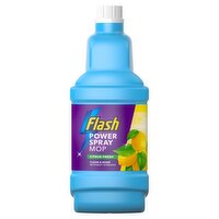 Flash Powermop Floor Cleaner Spray Refills, Fresh, 1.25L