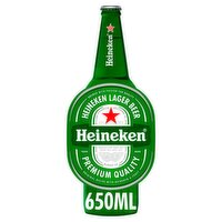 Heineken Premium Lager beer 650 ml bottle