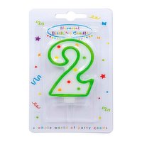 "Dots" Numeral Candle No. 2