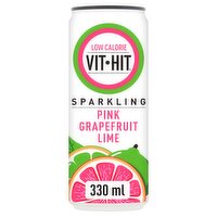 Vit Hit Sparkling Pink Grapefruit Lime with White Tea 330ml