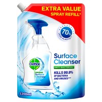 Dettol Anti-Bacterial Surface Cleanser Spray Refill 1200ml