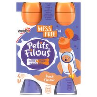 Petits Filous Peach Flavour Drinking Yoghurt 4 x 100g (400g)