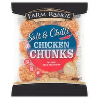 Farm Range Salt & Chilli Chicken Chunks 480g